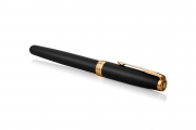  Stilou Parker Sonnet Royal Matte Black GT personalizat